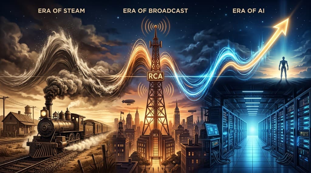 Railroads, Radio, and AI: Why the Last Wave Has Not Arrived Yet
