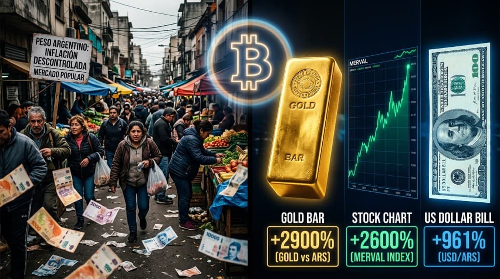 The Argentine Playbook: Merval +2600%, Gold +2900% — and Why the Same Logic Applies to You