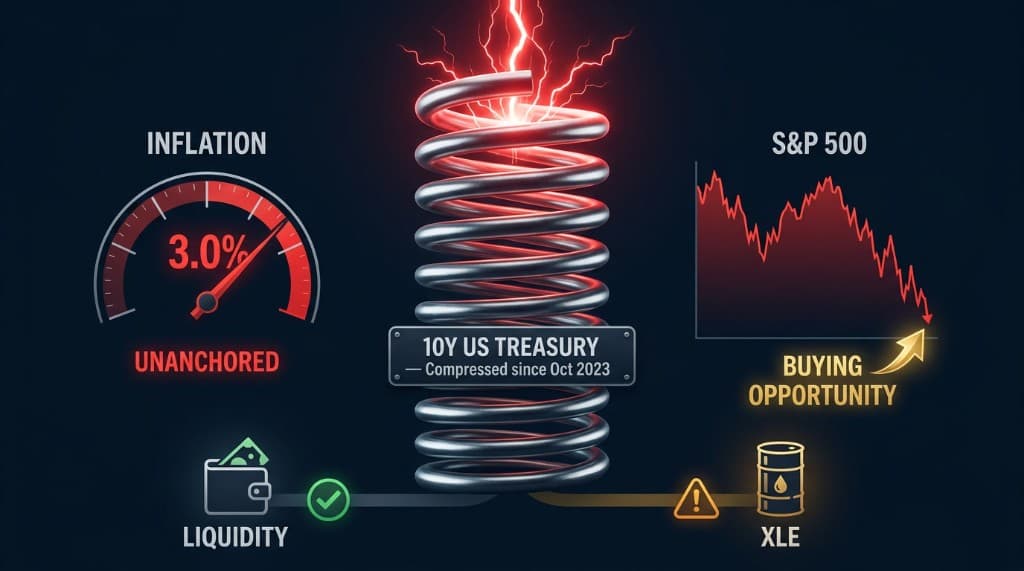 The Bond Market Is a Compressed Spring — And Inflation Is About to Release It