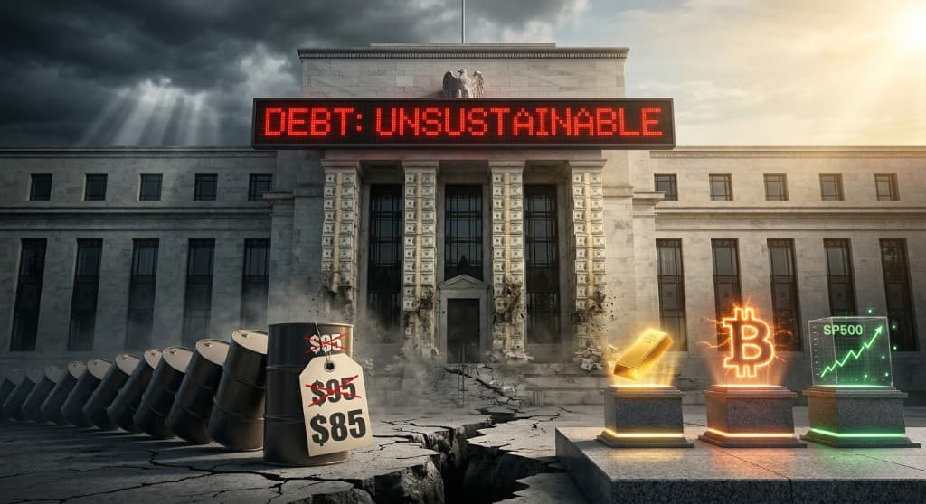 No, the Economy Won't Collapse From Oil Prices — But Powell Just Admitted the Debt Is Unsustainable