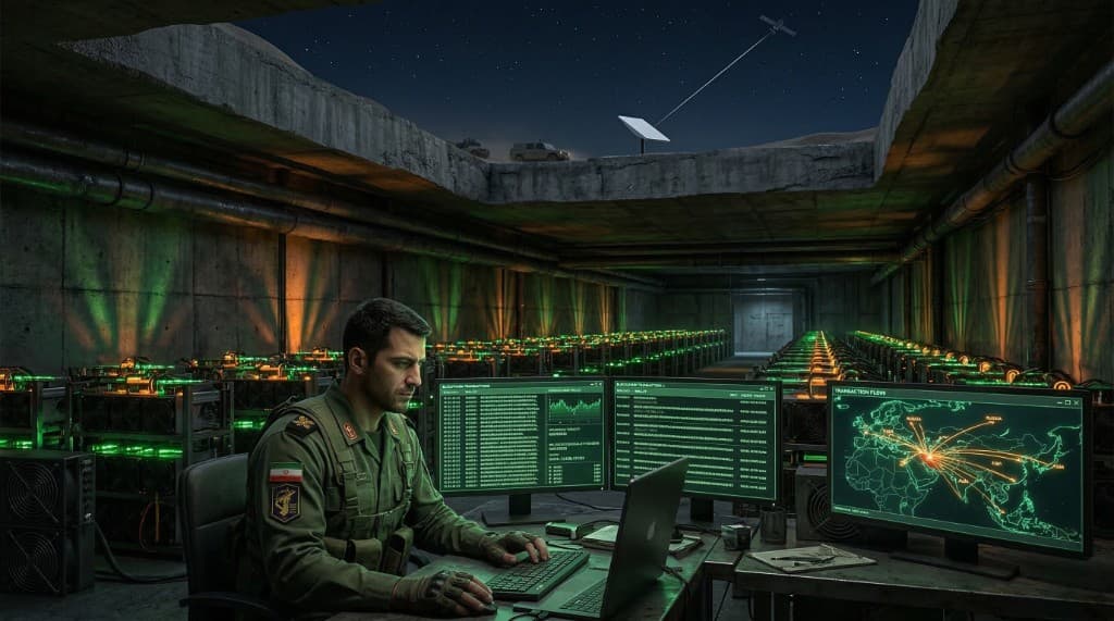 Iran's Shadow Crypto Empire: How the Revolutionary Guard Mines Bitcoin to Fund a War