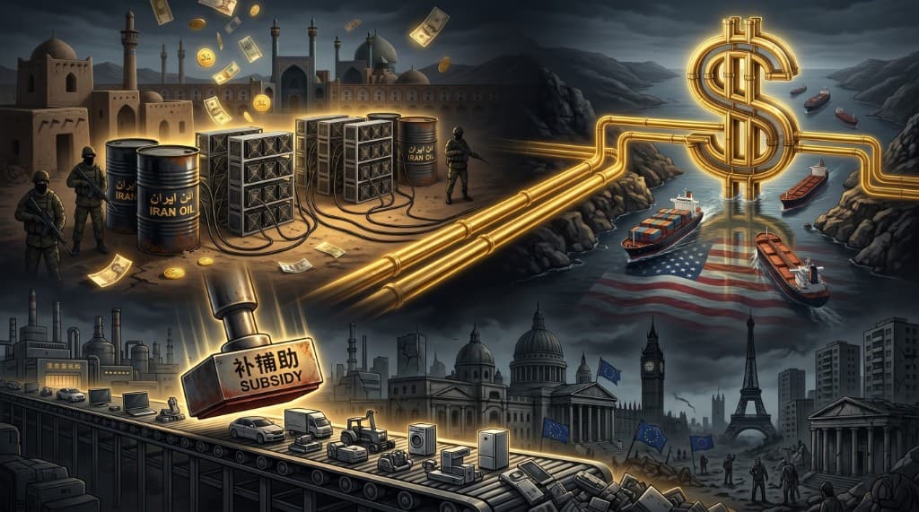 Iran's $50B Oil Revenue Goes to the Revolutionary Guard, Not Citizens. Dollar Dominance Strengthens. China's Subsidy Machine Exposed