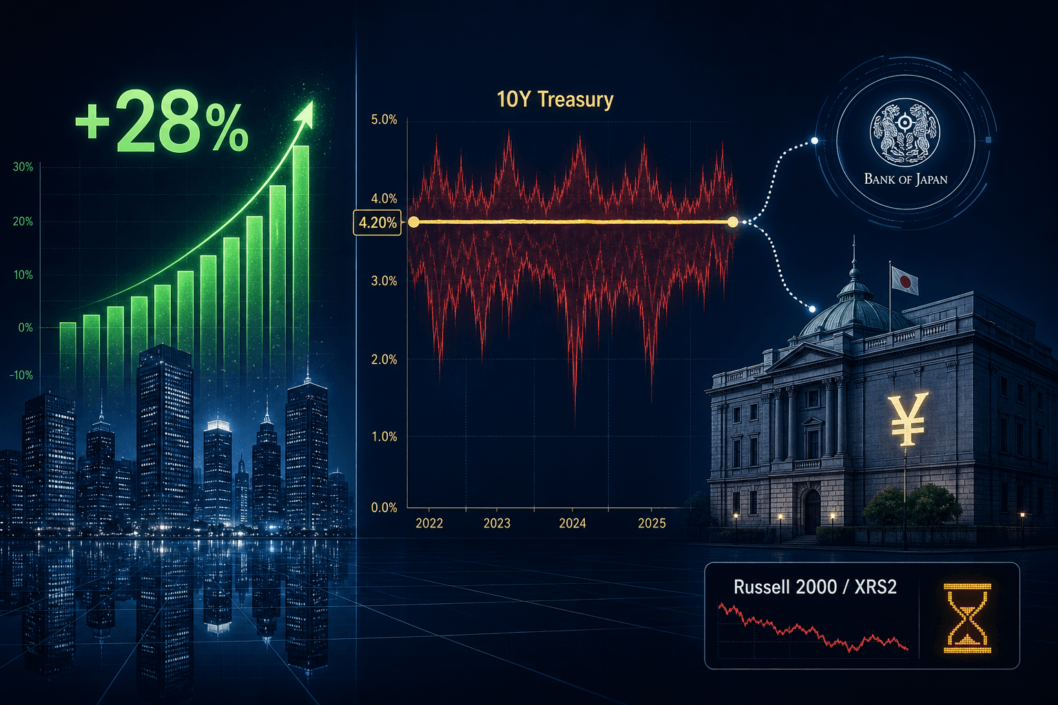 Beneficios del SP500 al +28%, no hay burbuja .com y por qué el Banco de Japón acaba de dar una señal alcista