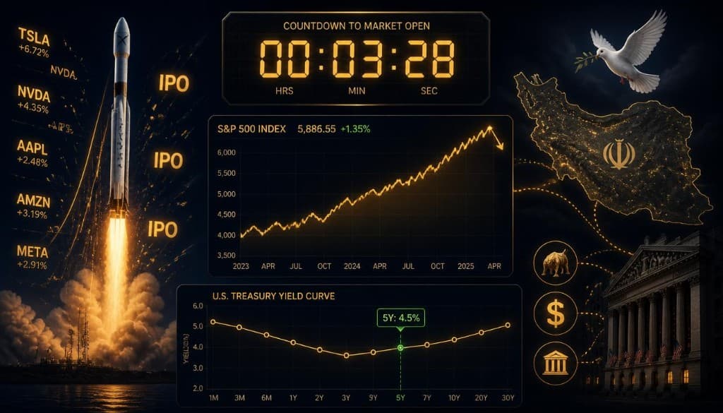The SpaceX IPO, the Iran Peace Deal, and the Clock Counting Down to the Market Peak