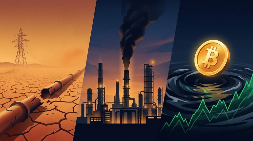 Beyond Oil: Water, Qatar's Refinery, and Bitcoin as Geopolitical Barometers