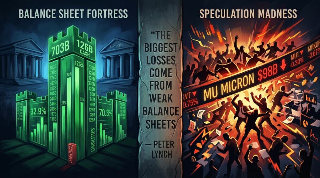 Peter Lynch Was Right: How to Read a Balance Sheet — and Why Alphabet's Is Exceptional