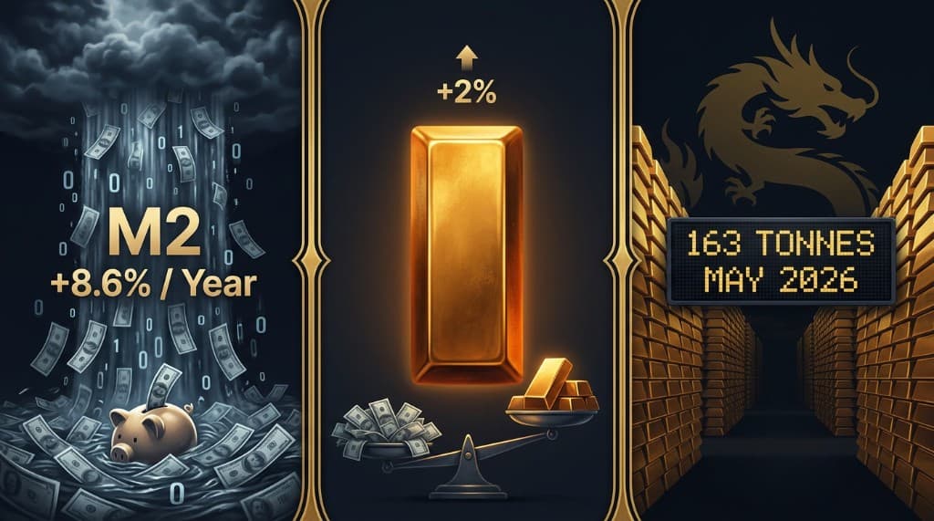 The 5% Annual Tax You Never Voted For: M2, China's Gold Rush, and Why Cash Is the Riskiest Asset