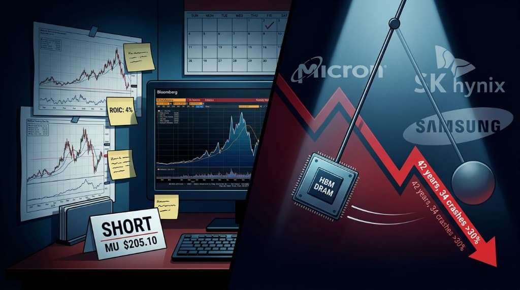 Burry's 42-Year Case Against Memory: Why Micron Is a Capital Destructor at Cycle Peak
