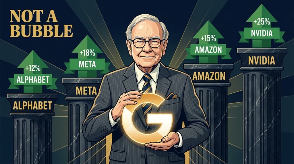 Buffett Buys Alphabet: Why AI Is Not the Dotcom Bubble