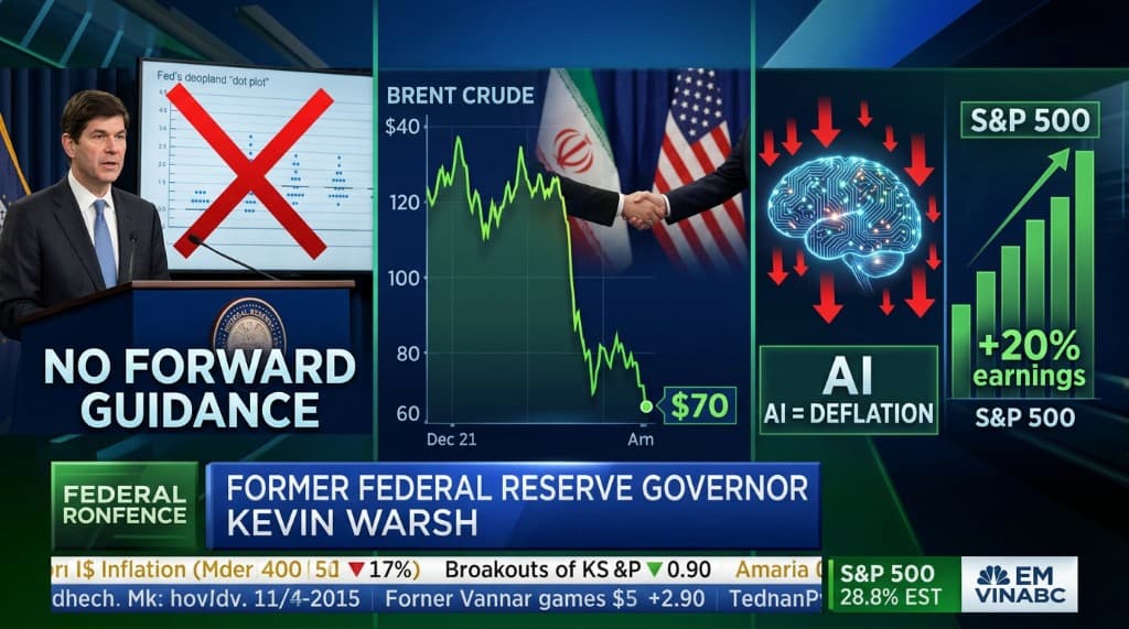 The Warsh Era Begins: Less Communication, Oil at $70, and AI as the Fed's Deflationary Ally